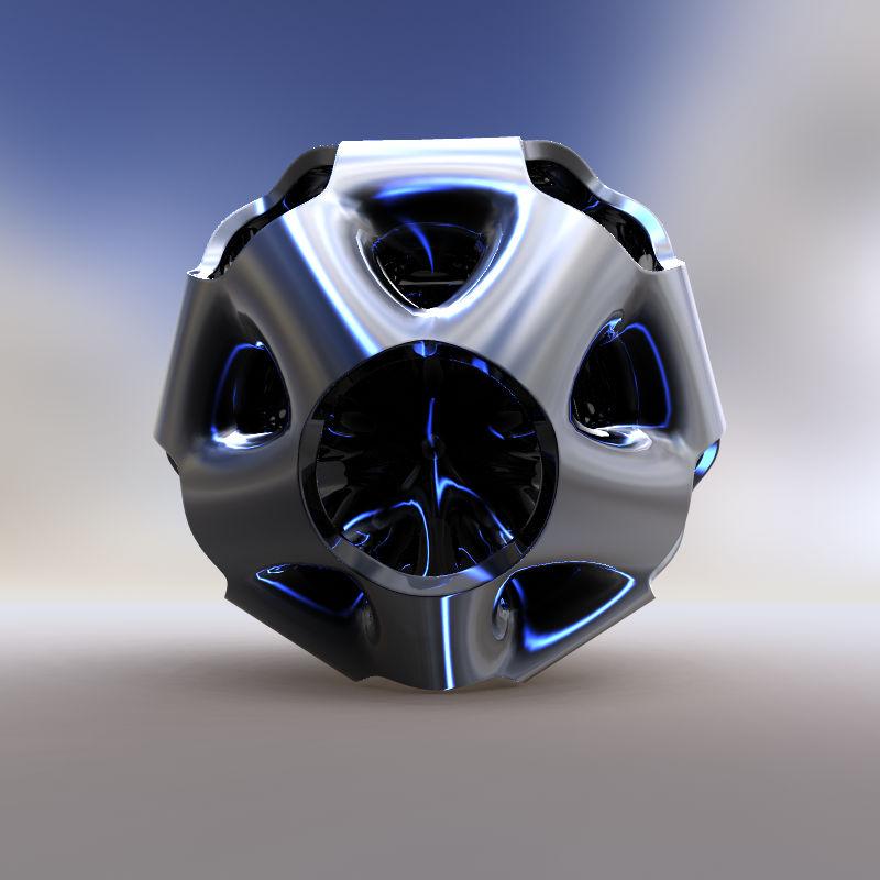 Silver Icosahedron