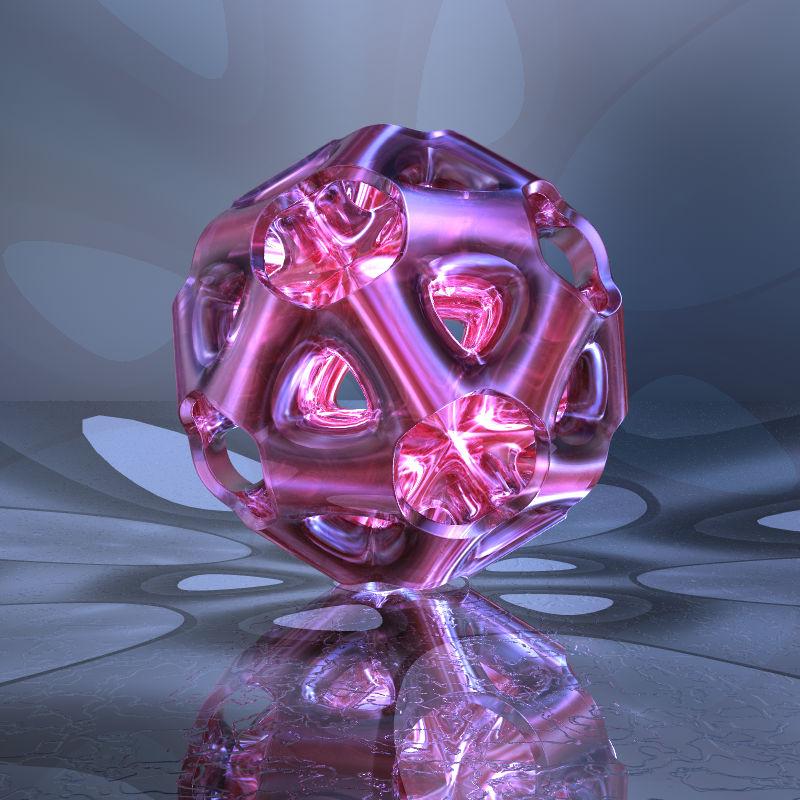 Pink Iscosahedron