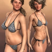 String Bikini for Victoria 6 | Daz 3D