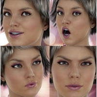 What A Cutie Expressions For Stephanie 6 Daz 3d