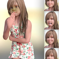 Elastiface Expressions For Skyler Genesis 3 Daz 3d