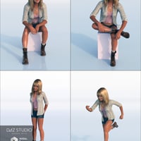 Loveliness Poses For Haley And Genesis 3 Females Daz 3d