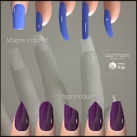 Nail System for Genesis 3 and 8 Female(s) | Daz 3D