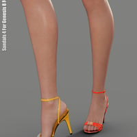 Sandals 4 for Genesis 8 Female(s) | Daz 3D