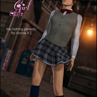 School Girl Uniform For Aiko 4 Daz 3d 