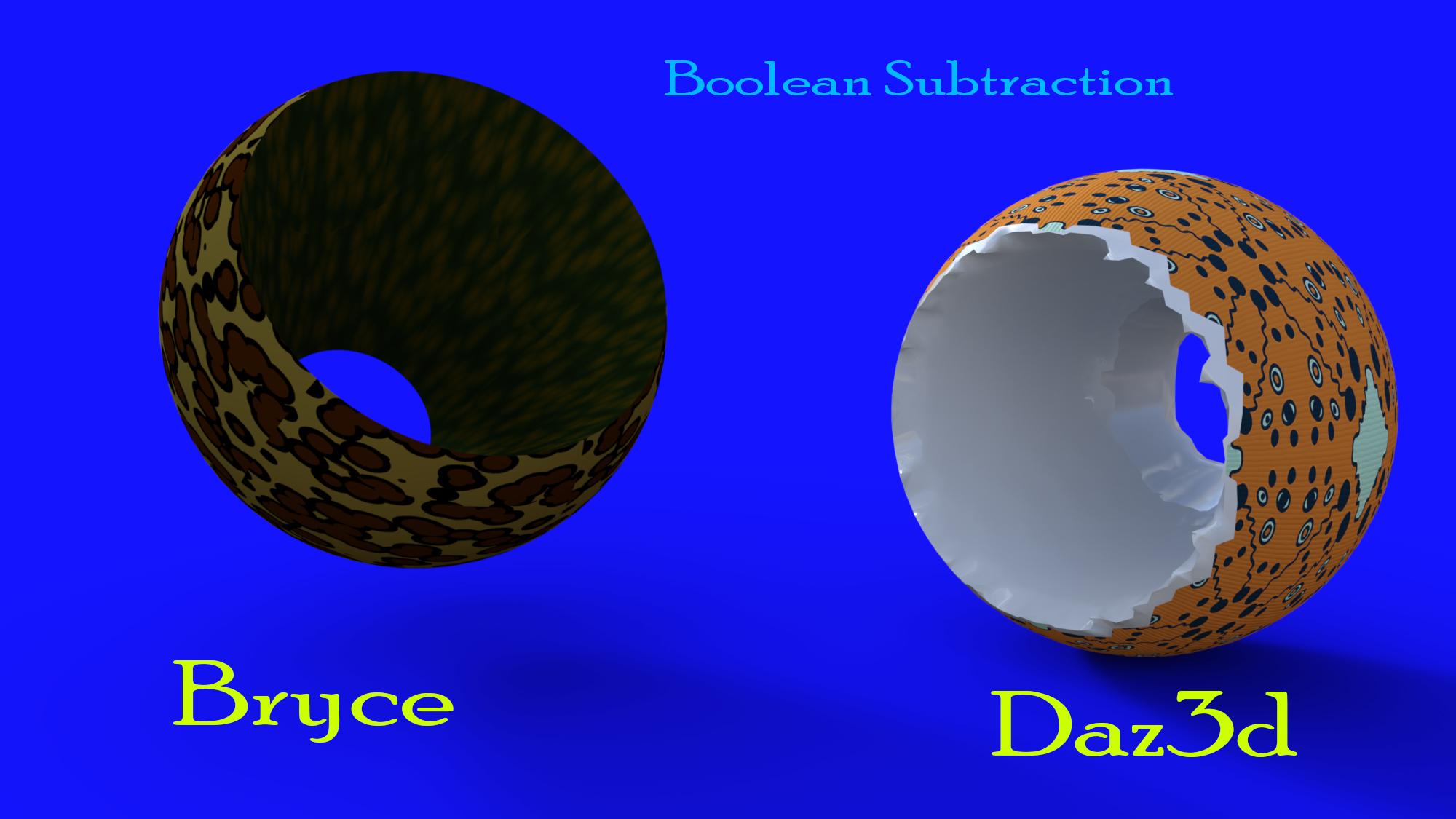 Daz make smooth Boolean subtractions? - Daz 3D Forums