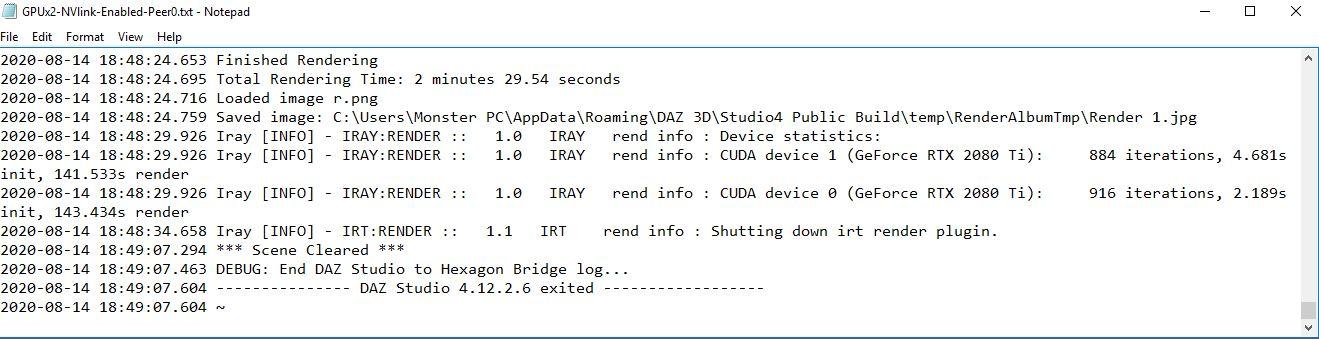 NVLink Enabled Peer 0