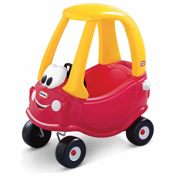 Little tikes yellow and red kiddy car.