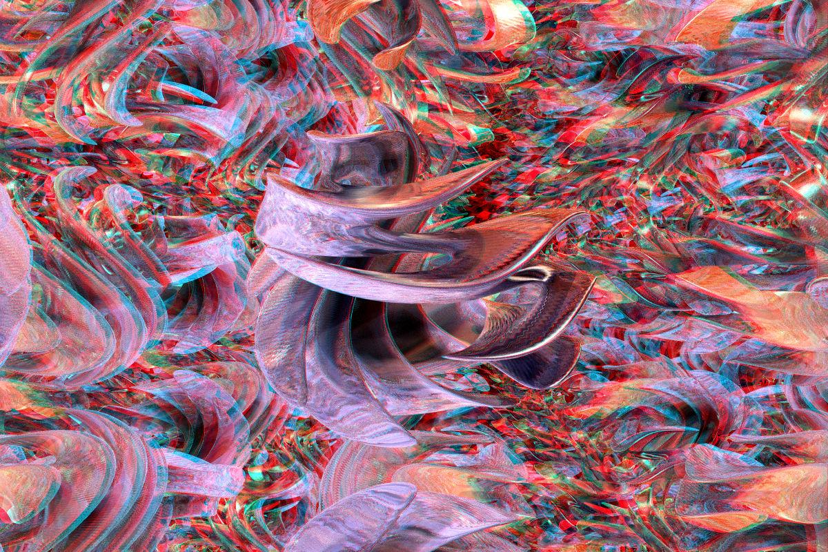 Boxed Twisted Pan Anaglyph