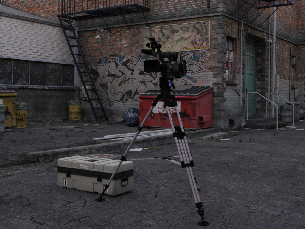 Camera Prop in Alley