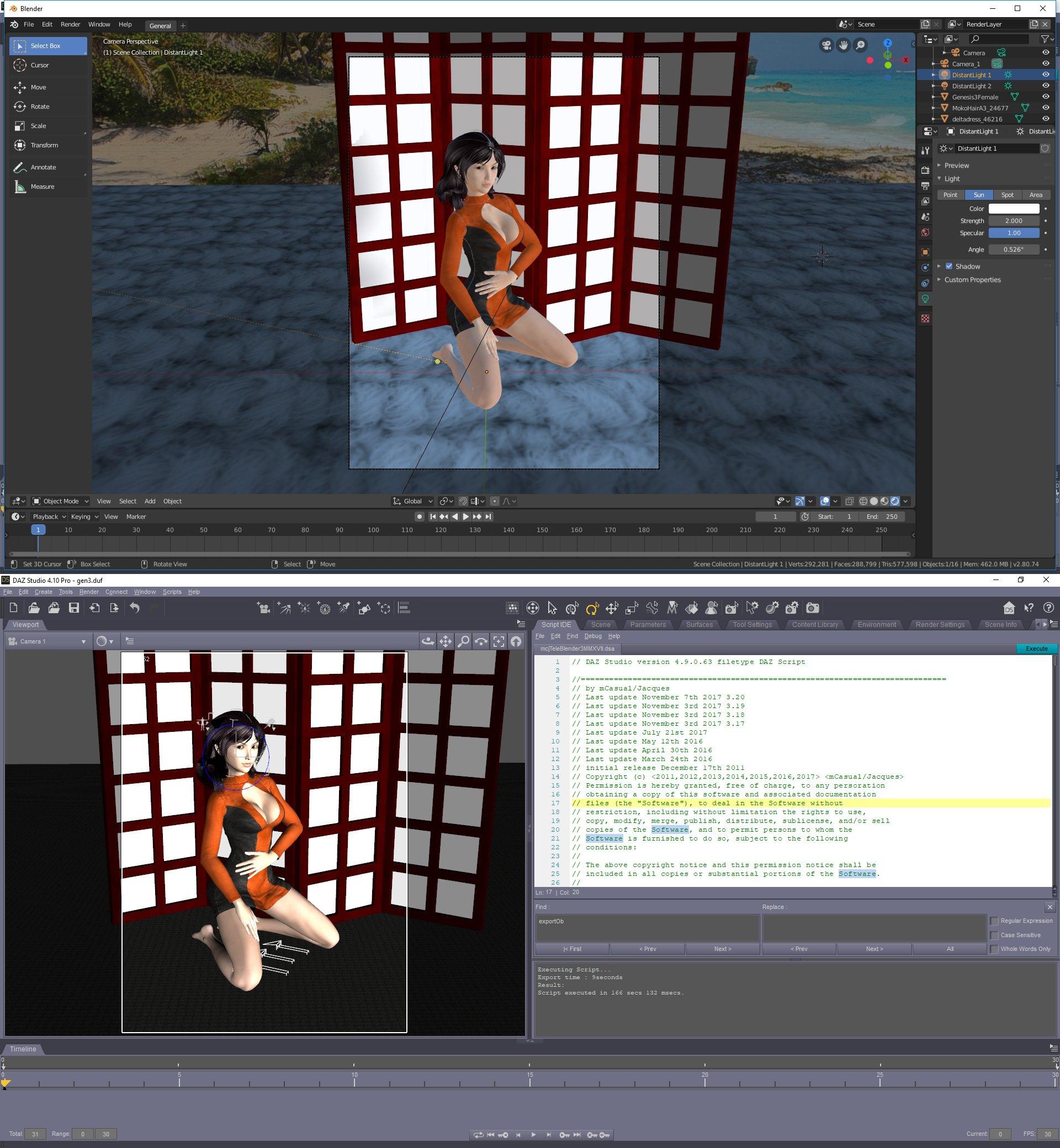 mcjTeleBlender:Daz Studio scenes/animations w/Blender's Cycles Engine -  Page 43 - Daz 3D Forums