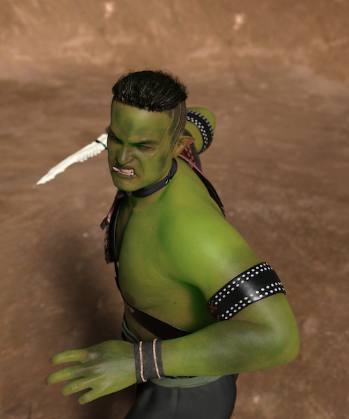 Here's an orc! It's a green Vladimir 8