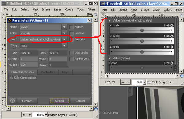 Shader Mixer: controlling multiple parameters with a single parameter ...