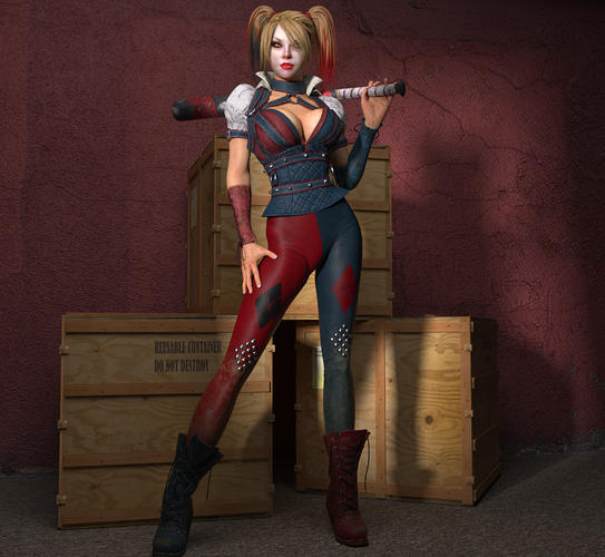 harley quinn daz3d